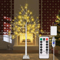 4FT LED Birch Tree with 96 Lights T616007