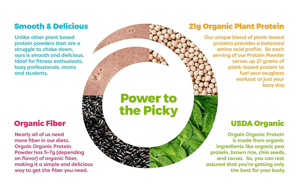 Organic Plant Based Vanilla Bean Protein Powder Y619205