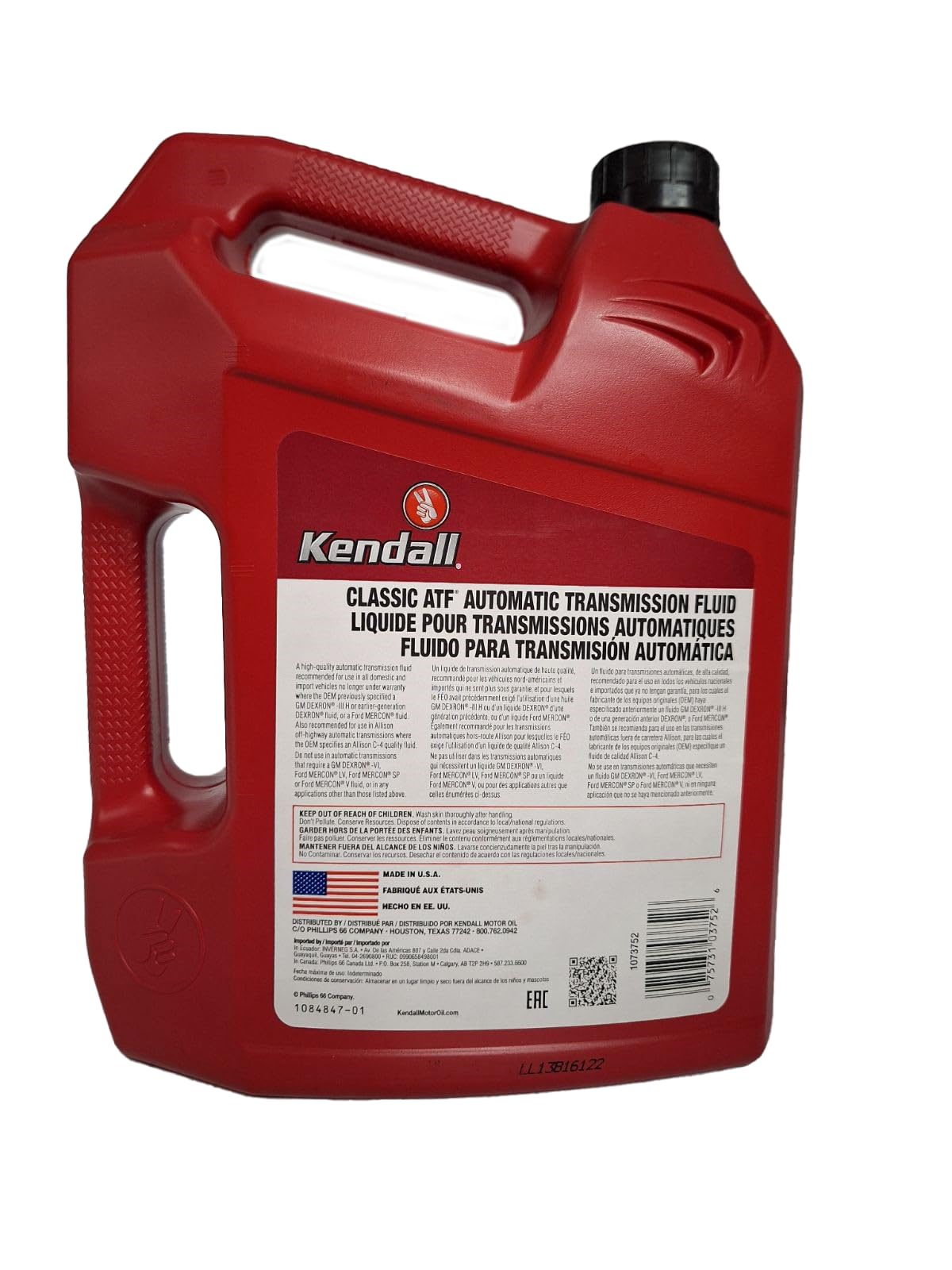 Transmission Fluid 1 Gallon Bottle I43182