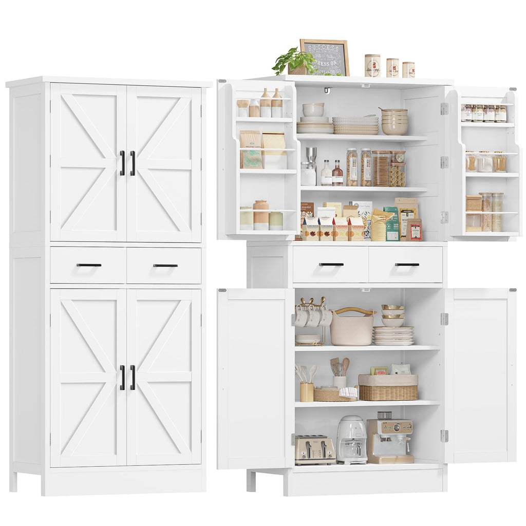 Pantry Cabinet with Barn Doors J7152