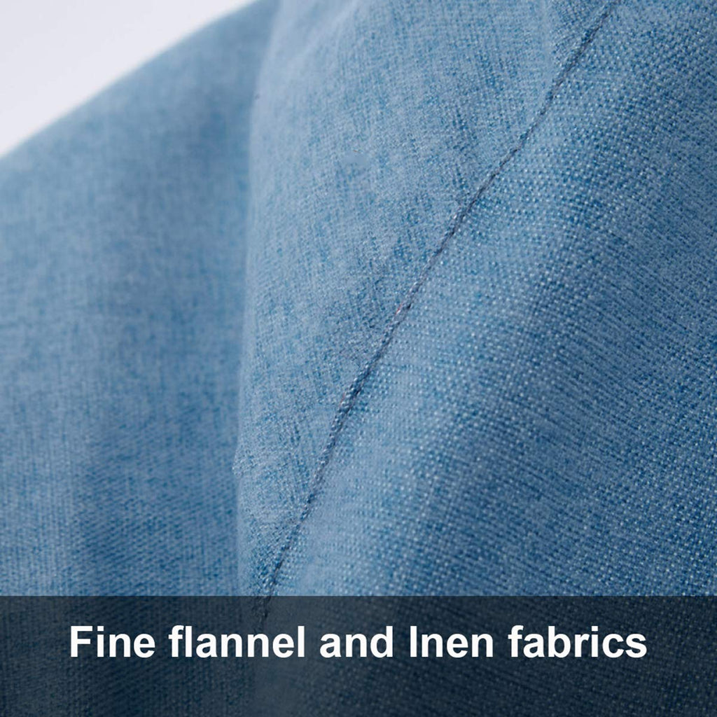 Linen Fabric Bean Bag Chair Cover 90x110cm R800