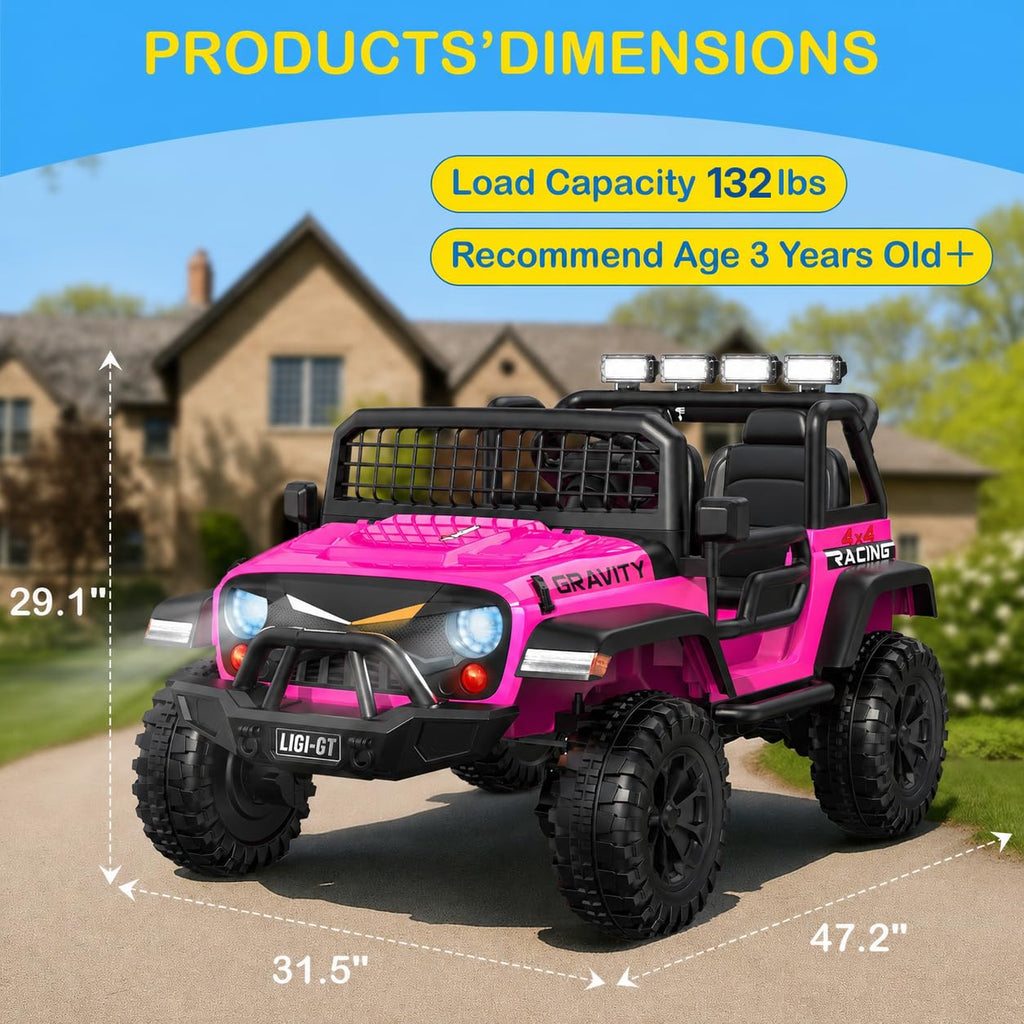 24V 2 Seater 4WD Ride On Car H376782