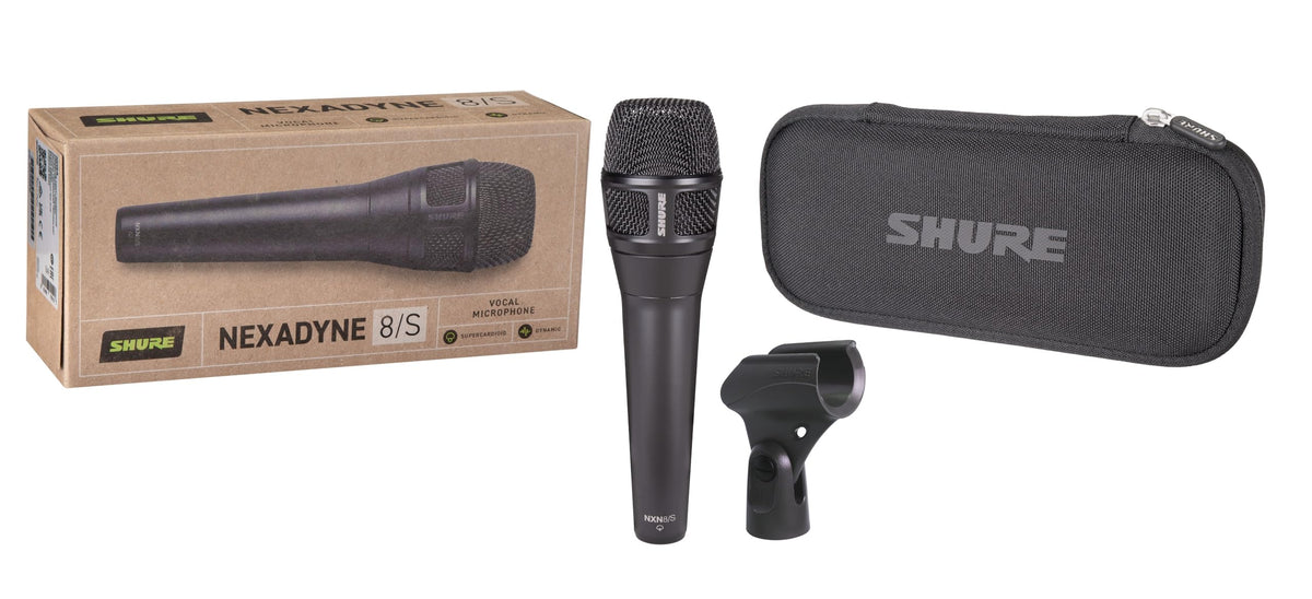 Black Supercardioid Dynamic Vocal Microphone U93043