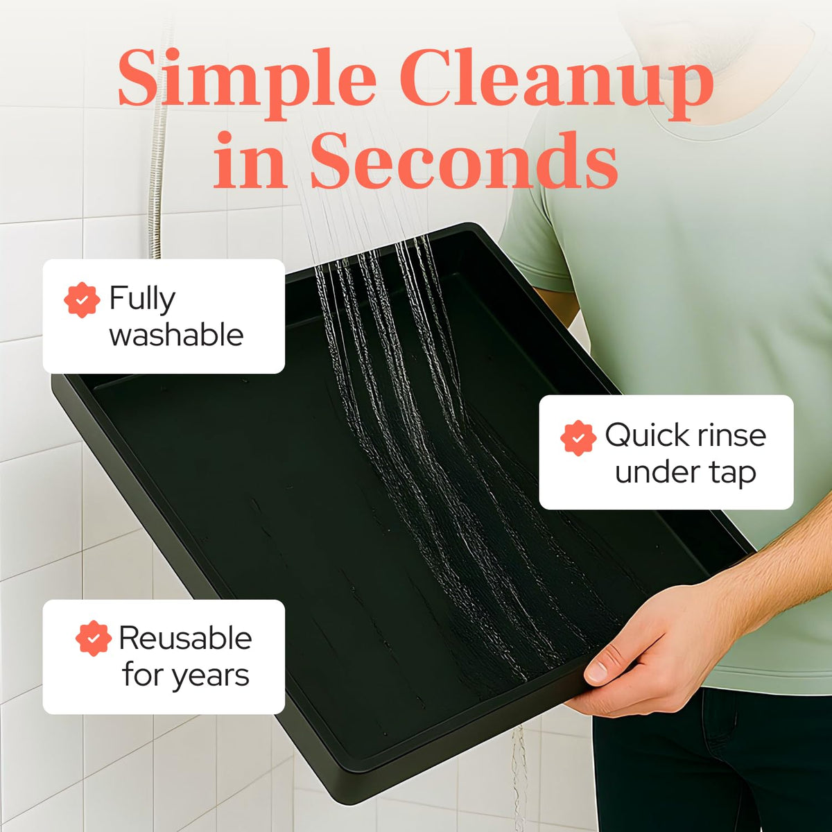 Leak-Proof Dog Potty Tray Medium Q510