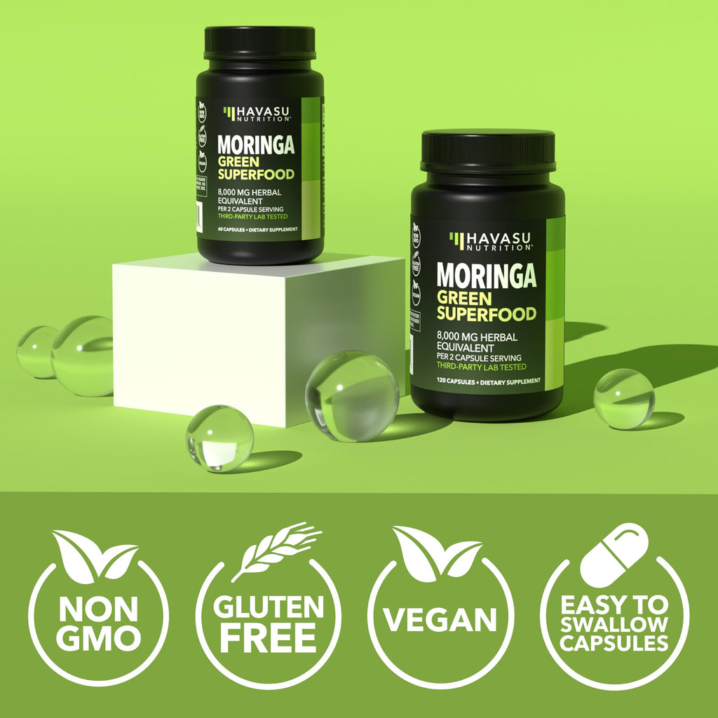 Moringa Capsules 800mg 120 Count A514601