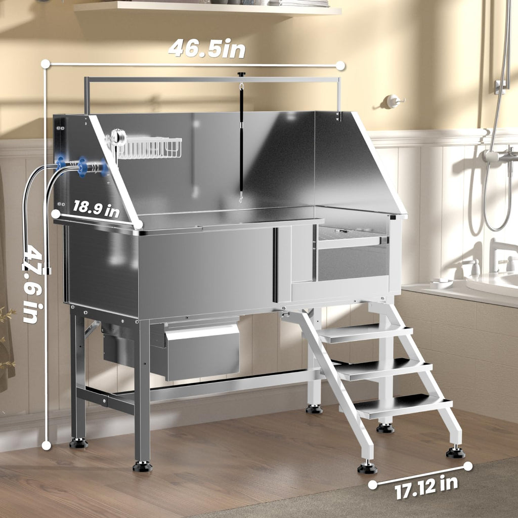 46" Stainless Steel Dog Wash Station C1361
