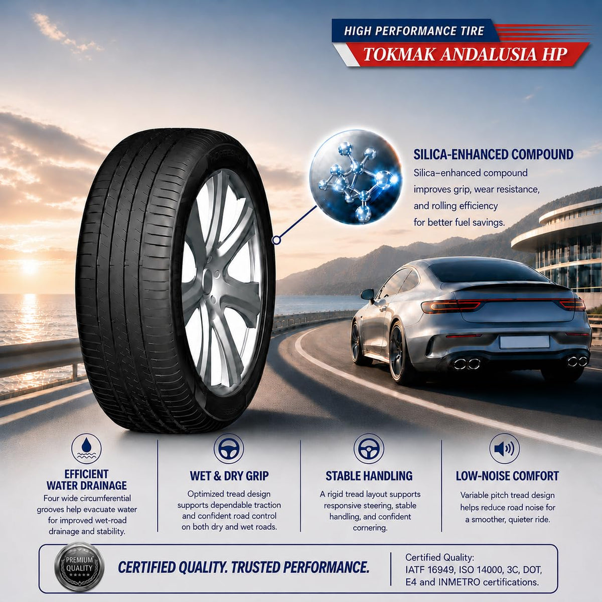 Set of 4 High Performance Tires G21598