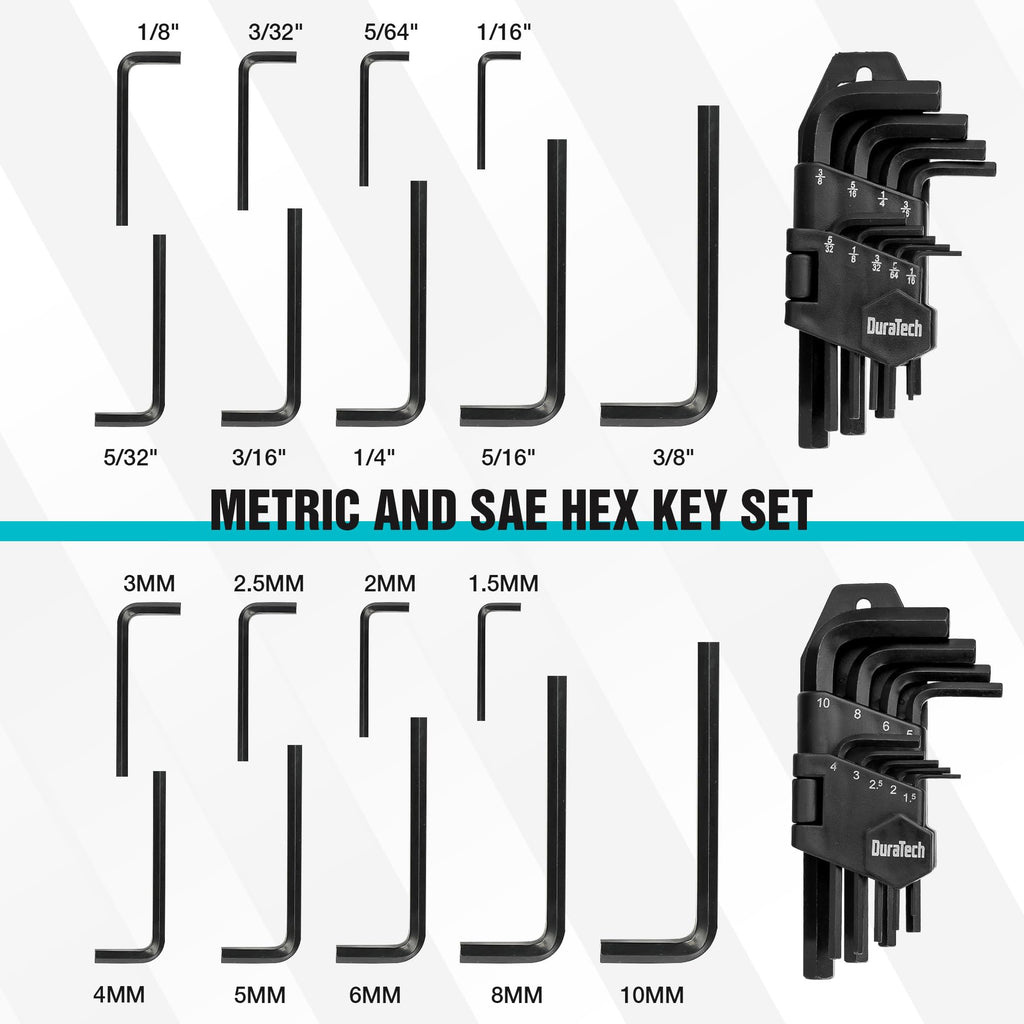 121-Piece Mechanics Tool Kit with Carrying Tool Box I3087
