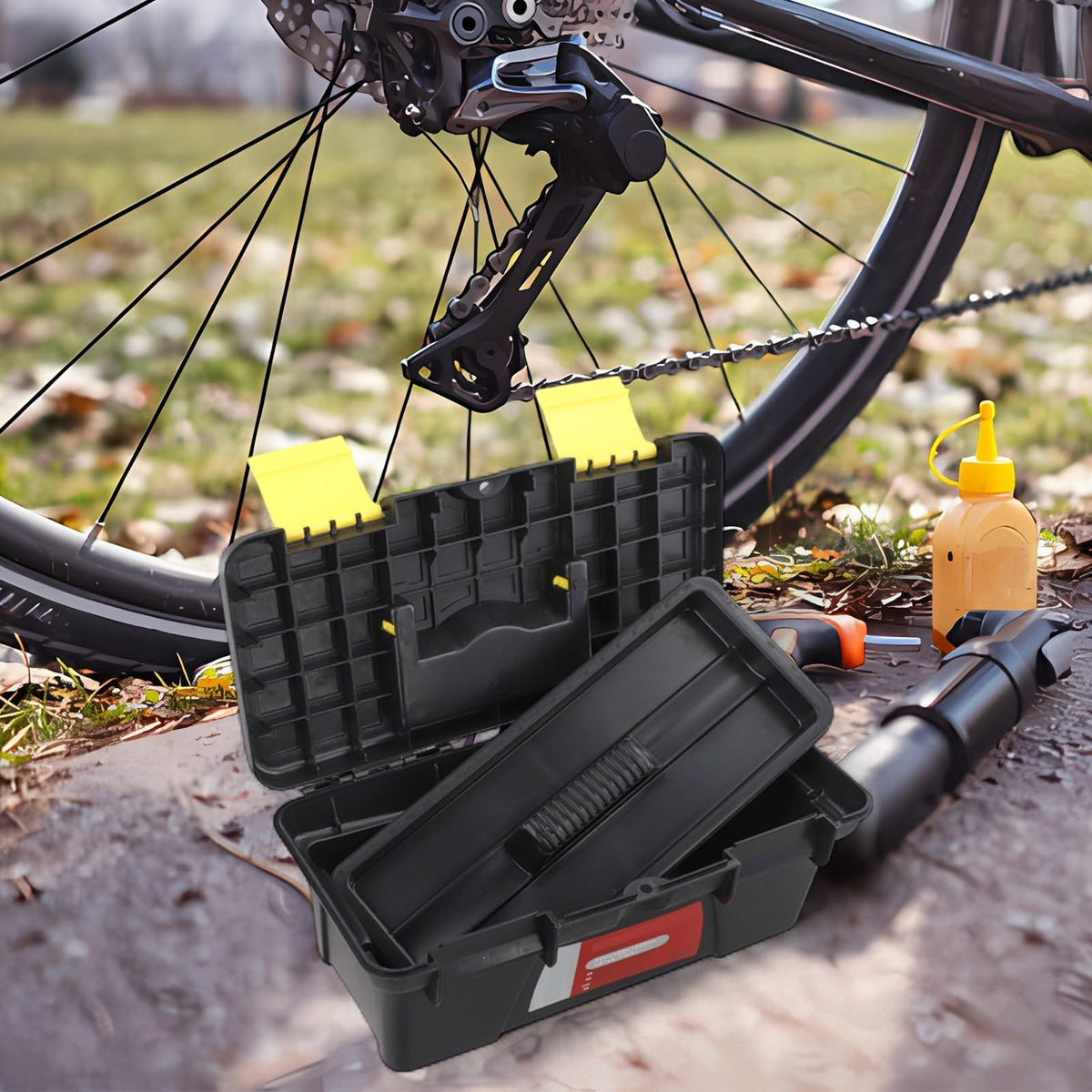 10 Inch 2-Layer Plastic Toolbox Y232897
