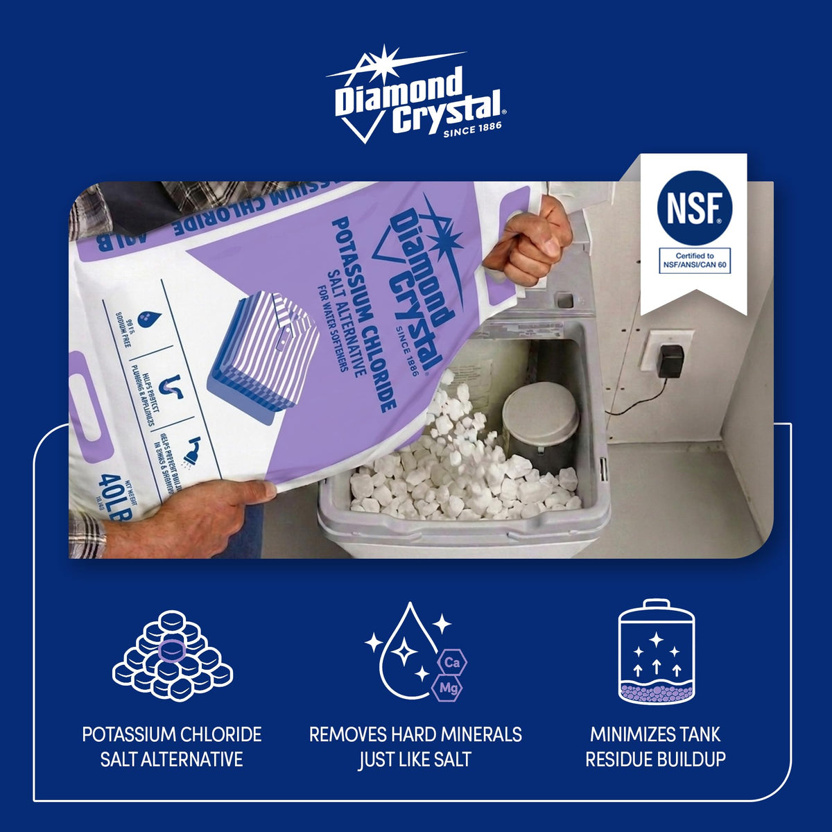 Potassium Chloride Salt Alternative 40 Pounds C53142