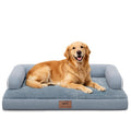 Washable Orthopedic Dog Bed with Bolster H33777