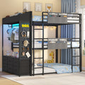 Triple Bunk Bed with 6 Storage Drawers X5985