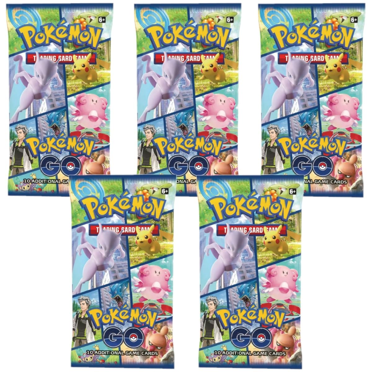 Pokemon TCG 5 Booster Packs English Trading Card Game E334