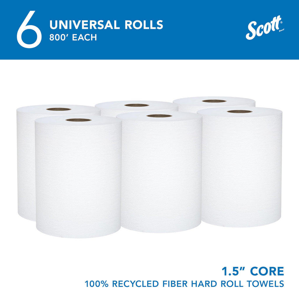 Hard Roll Paper Towels 6 Rolls U586