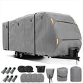 Waterproof 420D Travel Trailer Cover with Adjustable Straps Q2276