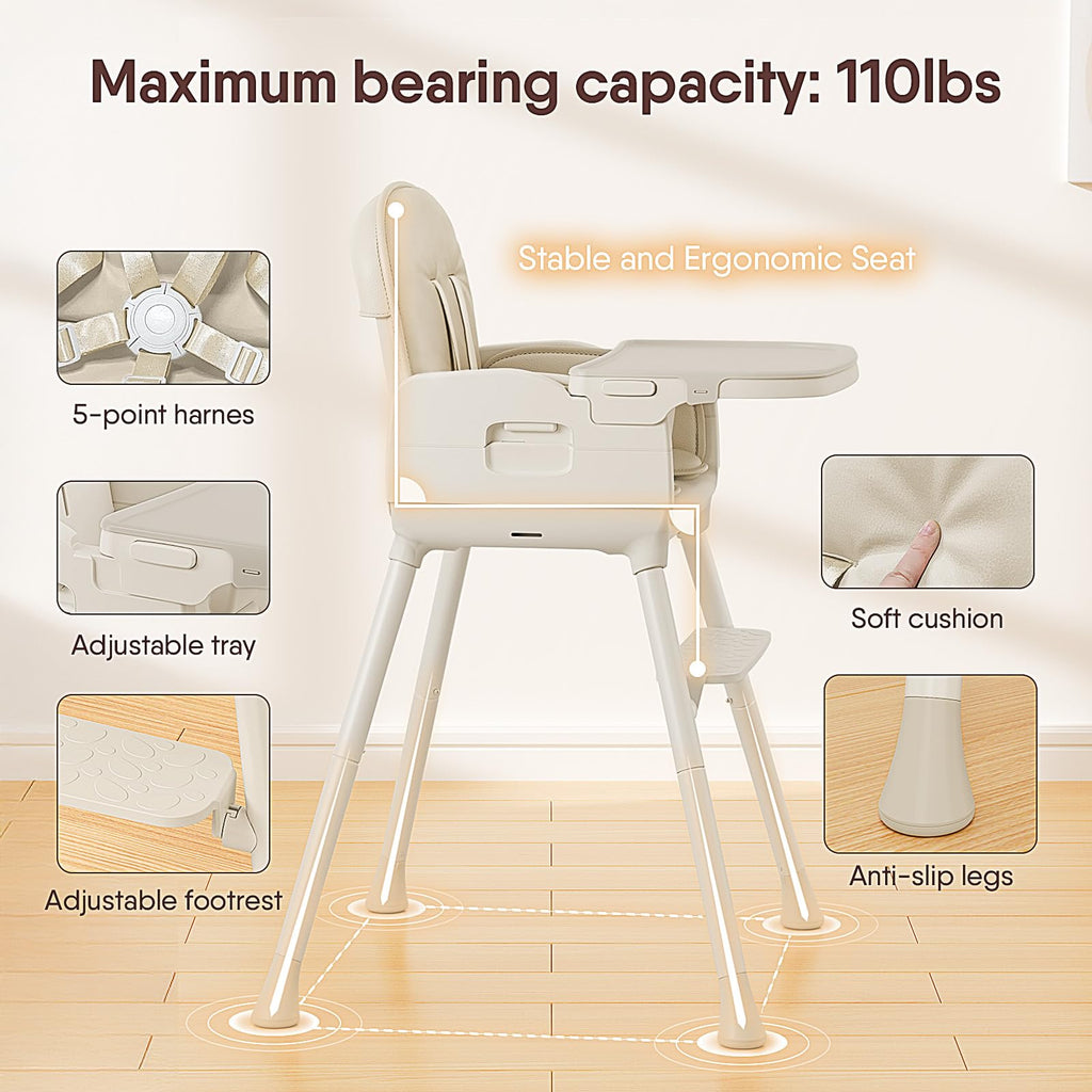 3-in-1 Portable Baby High Chair J3754