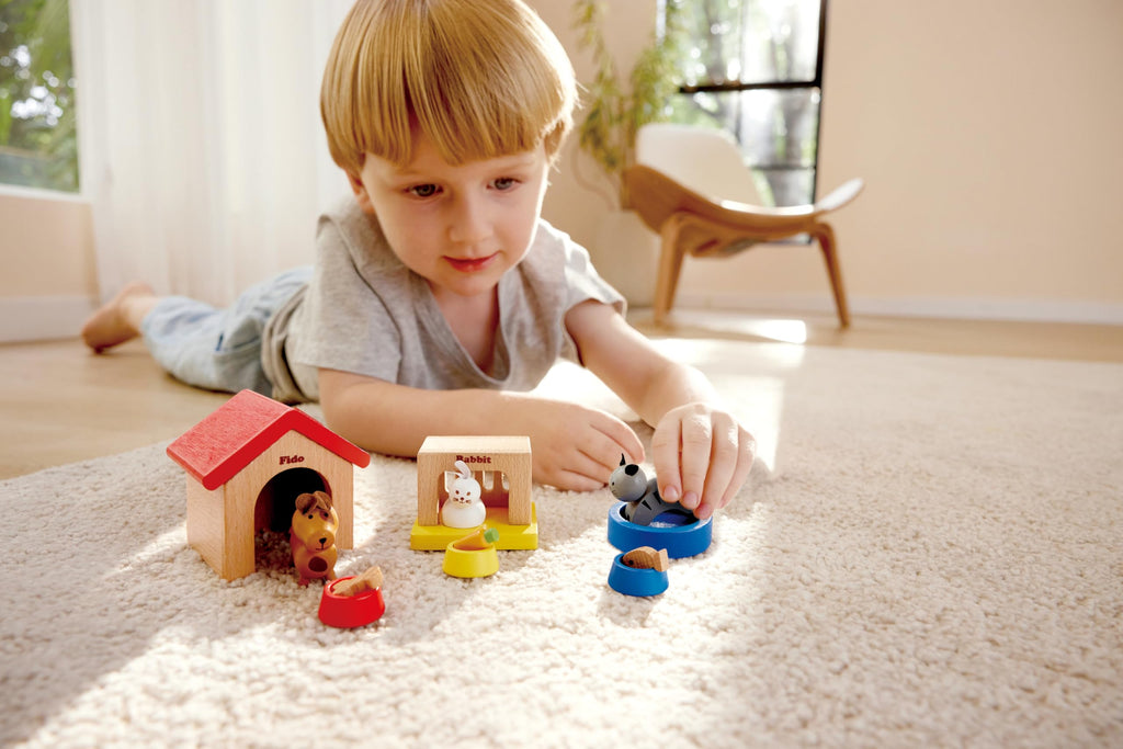 Wooden Dollhouse Animal Set O287561