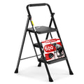 Folding Step Ladder with Anti-Slip Pedal M96636