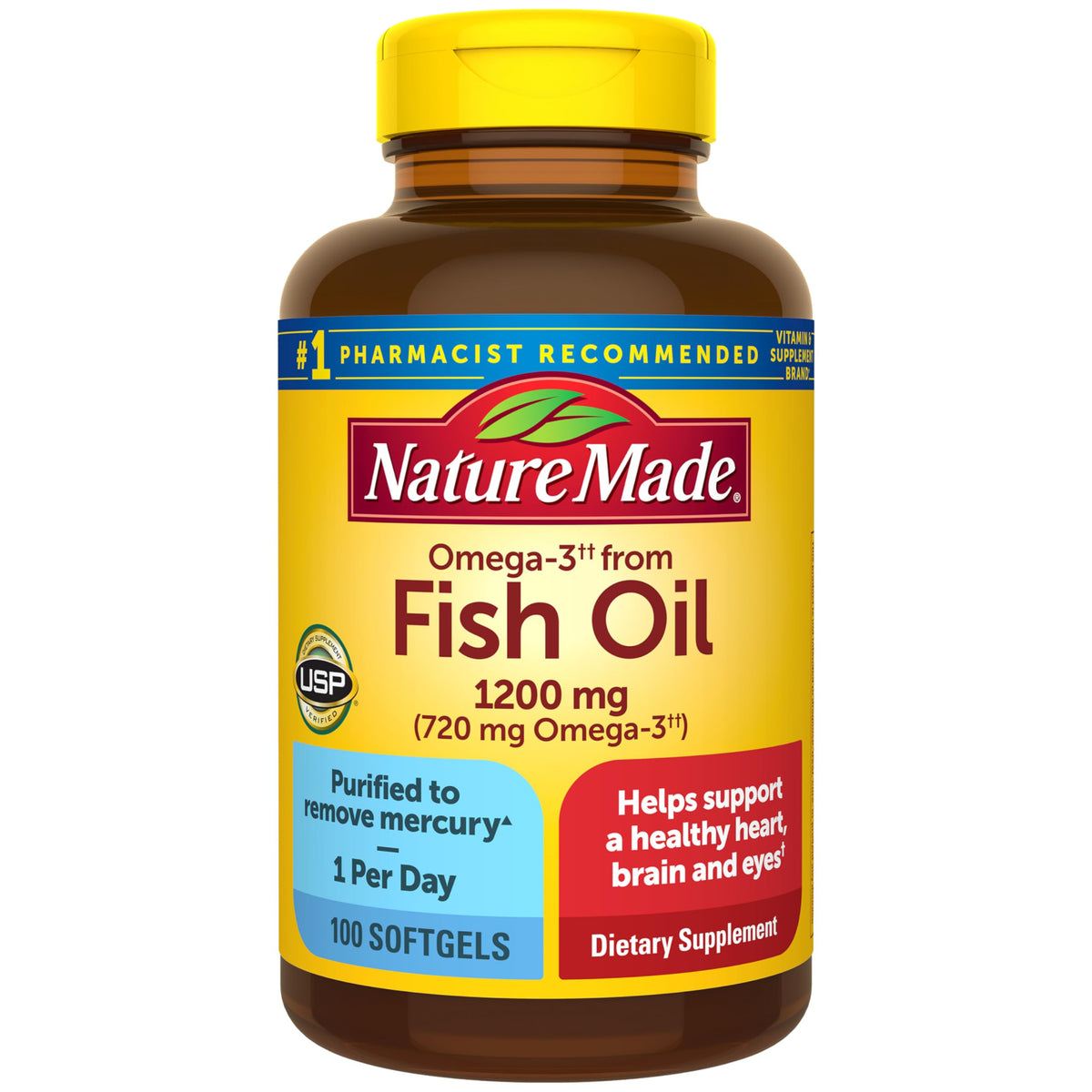 Fish Oil Omega 3 1200 mg Softgels L76791