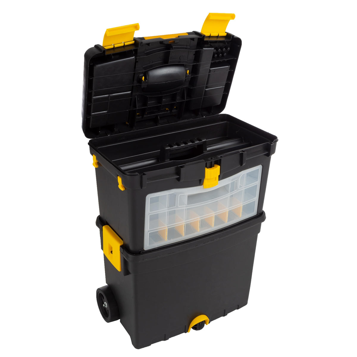 Portable Stackable Toolbox with Wheels and Drawers C285689