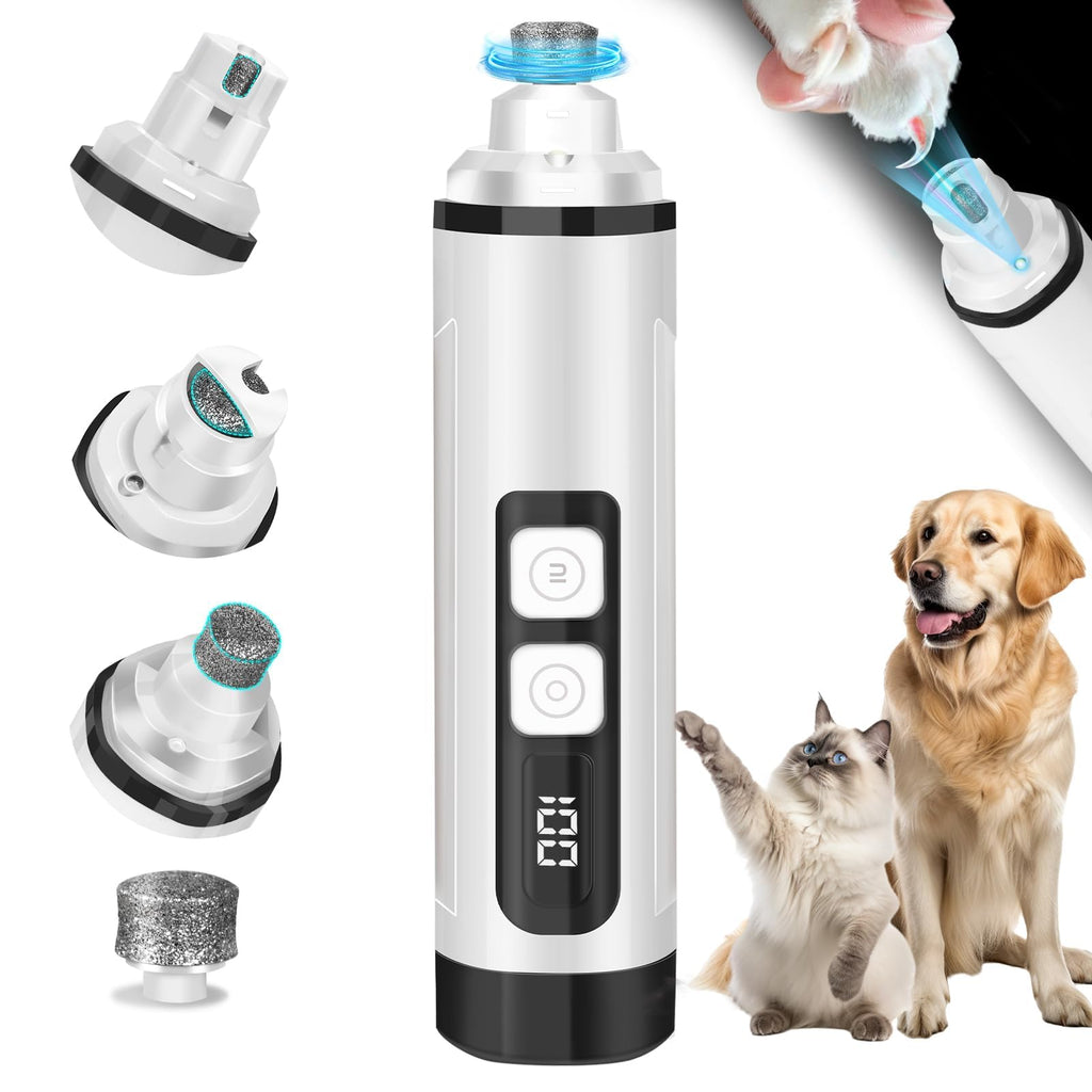 Ultra Quiet Electric Pet Nail Clippers with LED Lights N712285