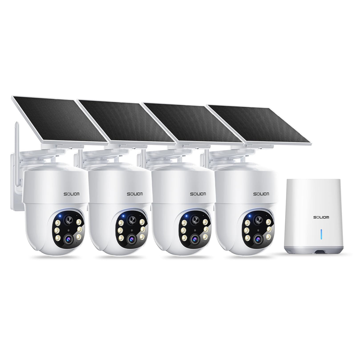 5MP Wireless Outdoor Security Cameras 4-Cam Kit L6593