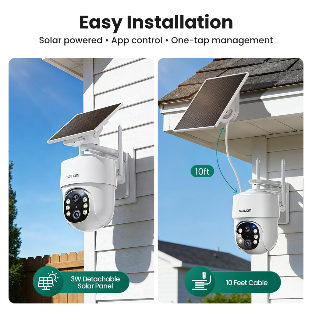 5MP Wireless Outdoor Security Cameras 4-Cam Kit L6593