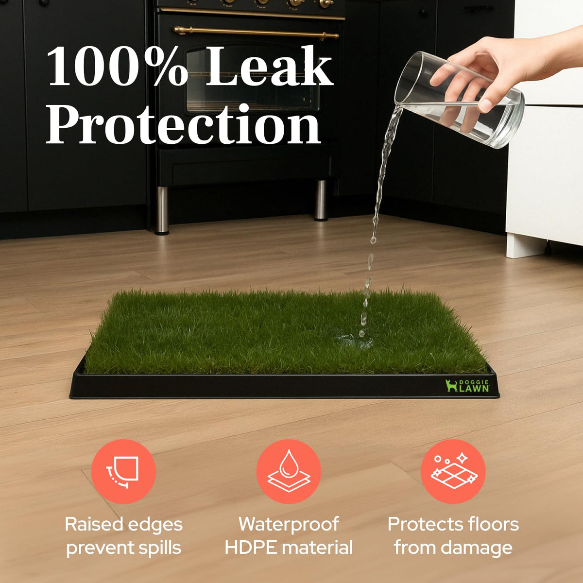 Leak-Proof Dog Potty Tray Medium Q510
