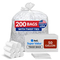 50 Gallon Heavy Duty Trash Bags Y289319