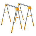 2 Pack Adjustable Height Steel Sawhorse I421