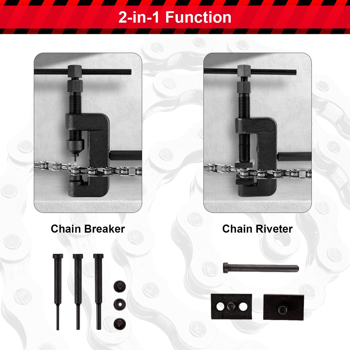 13 Pcs Motorcycle Chain Breaker Tool Kit B3733