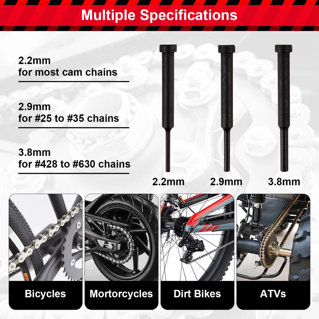 13 Pcs Motorcycle Chain Breaker Tool Kit B3733