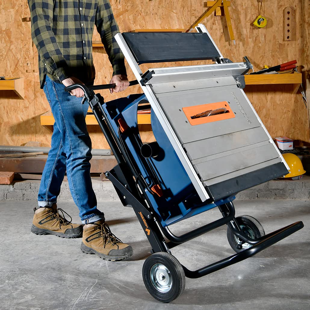 Portable Foldable Table Saw Stand with 8 Inch Wheels K3258