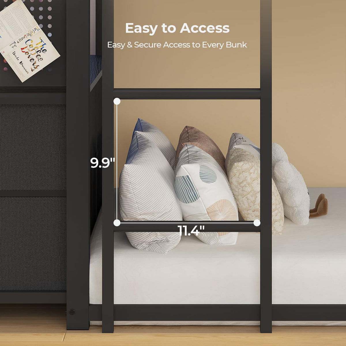 Triple Bunk Bed with 6 Storage Drawers X5985