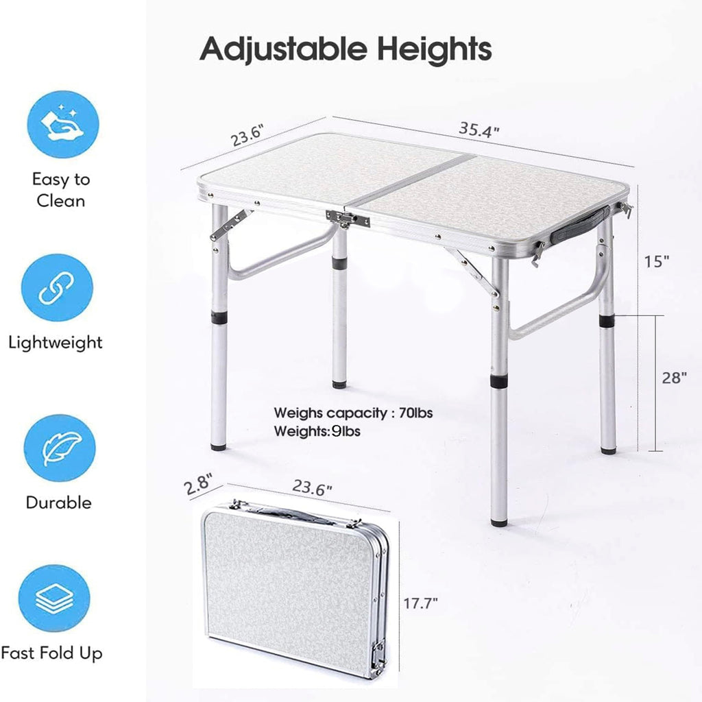Aluminum Folding Camp Table O8991
