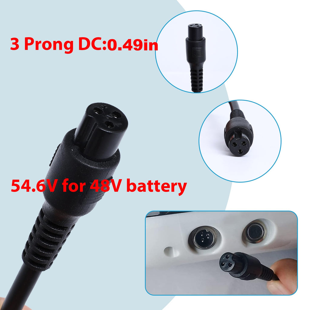 54.6V Power Adapter for Electric Bike Electric Scooter J141027