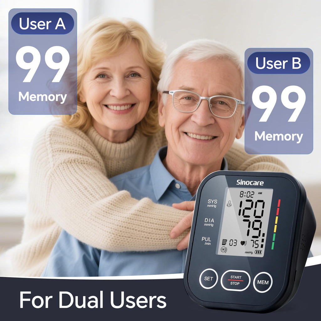Upper Arm Blood Pressure Monitor with Adjustable Arm Cuff C56563