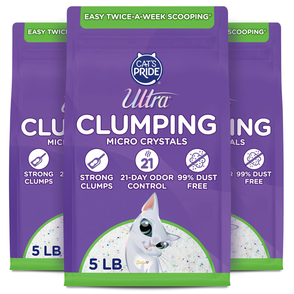 Fragrance Free Clumping Micro Crystals Litter 15lb C954