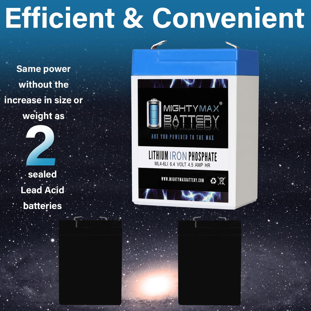 6V 4.5AH Lithium Replacement Battery S9696