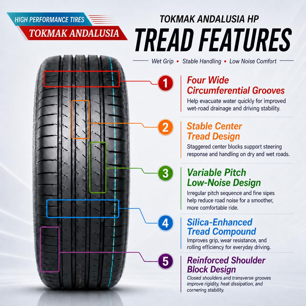 Set of 4 High Performance Tires G21598