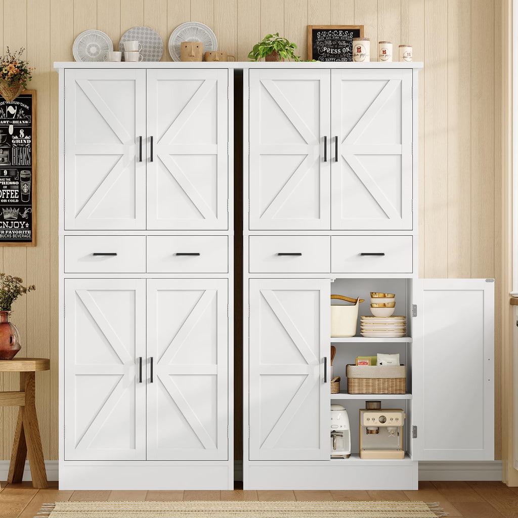 Pantry Cabinet with Barn Doors J7152