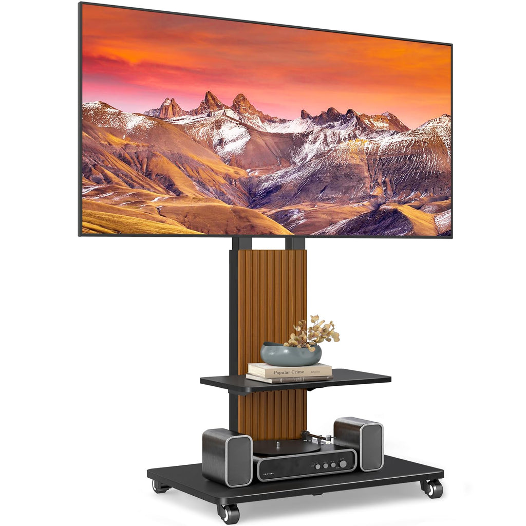 Heavy Duty Rolling TV Stand for 55-100 inch Large Screens B5240