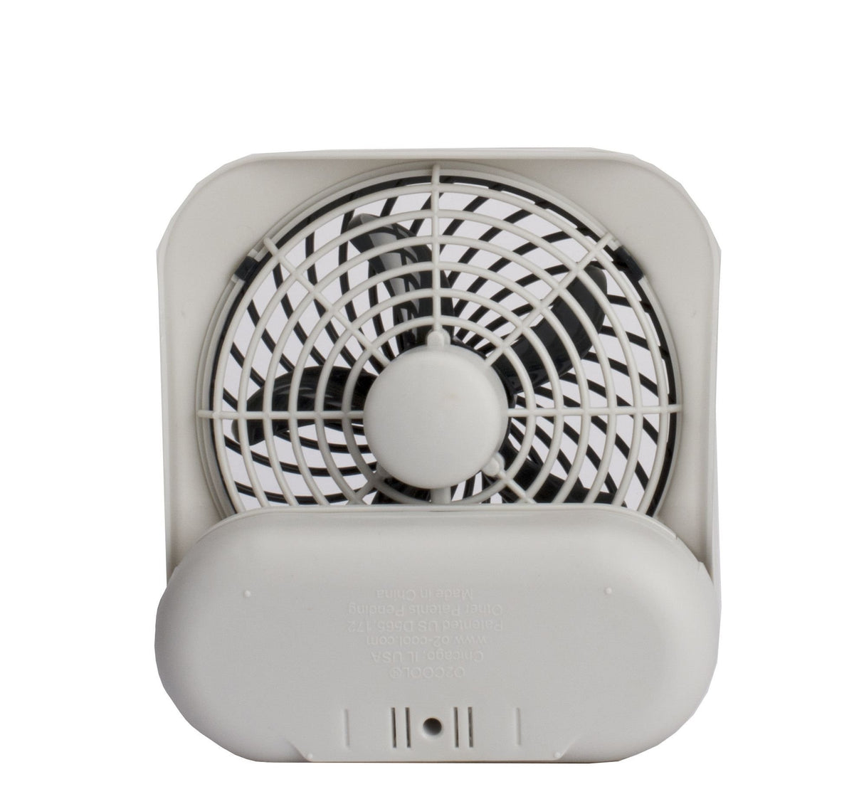 Portable Battery Powered Desk Fan 2-Speed Grey U227796