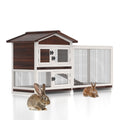 60" Wooden Rabbit Hutch I624