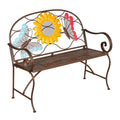 Cast Iron Metal Garden Bench U336