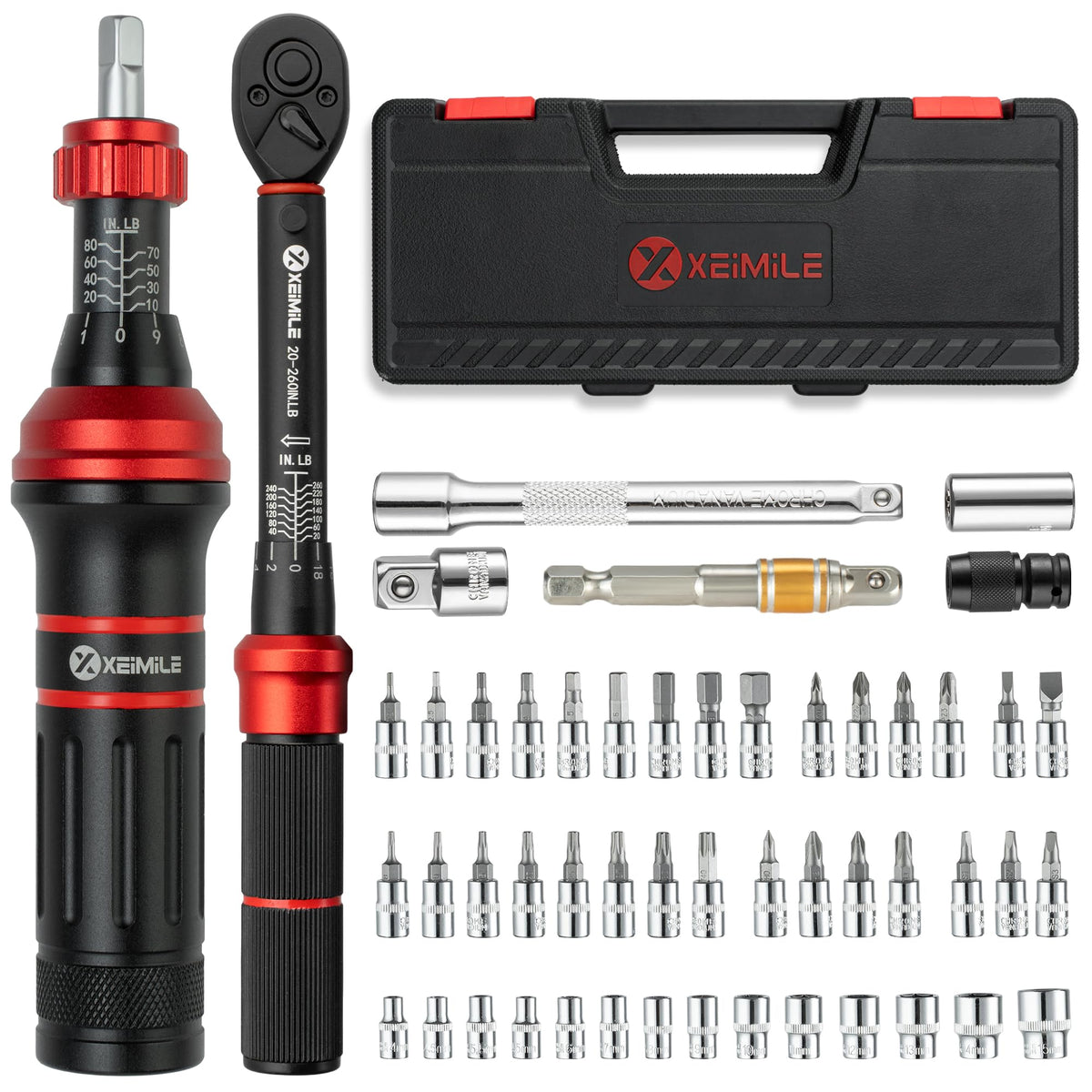 1/4" Drive Torque Wrench & Screwdriver Set L669