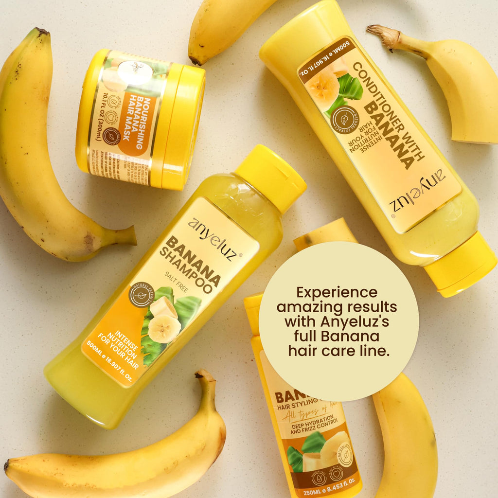 Banana Hair Mask with Banana Extract 10 Oz J2771