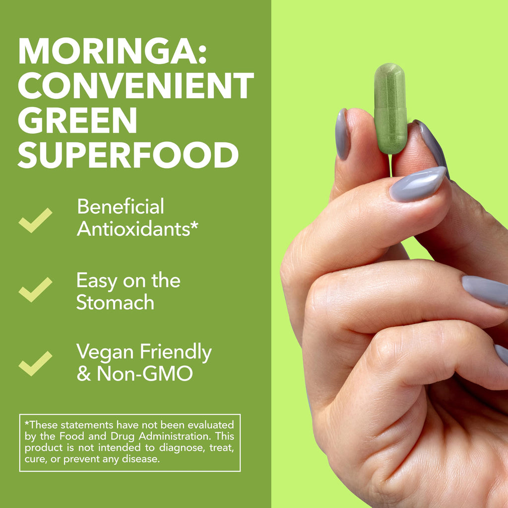 Moringa Capsules 800mg 120 Count A514601