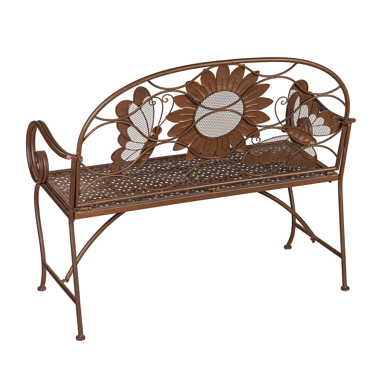 Cast Iron Metal Garden Bench U336