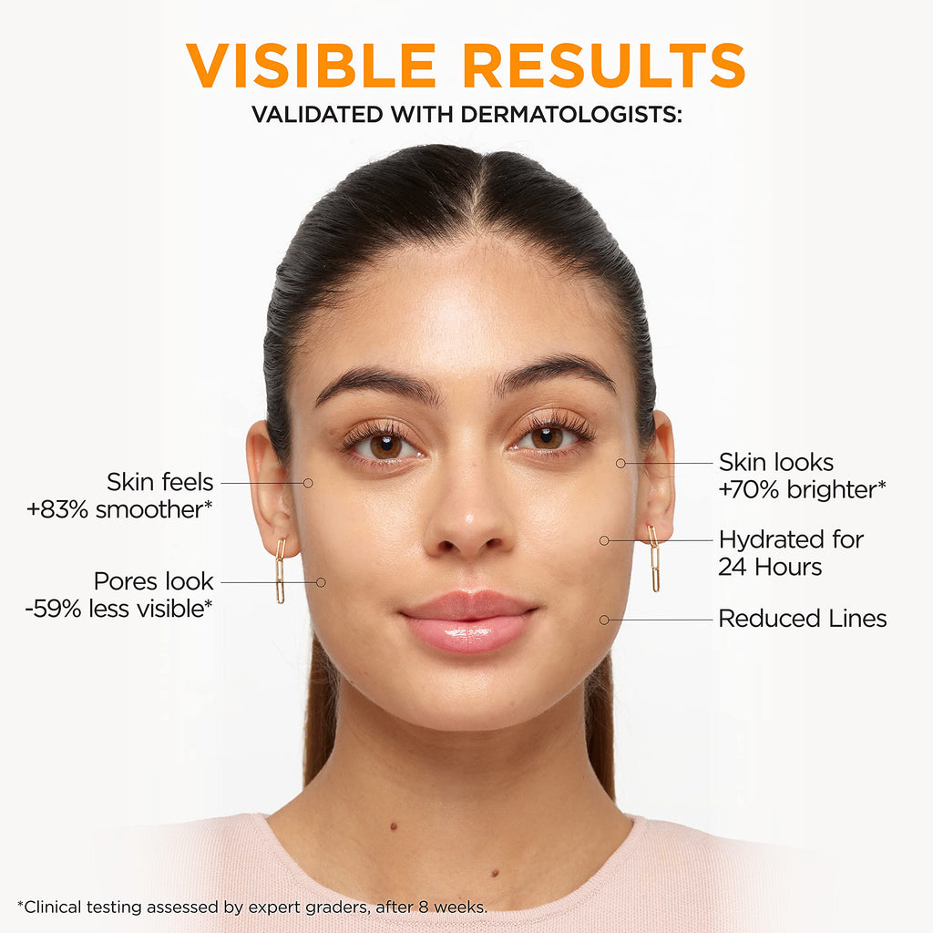 Vitamin C Brightening Face Serum with Vitamin E, Salicylic Acid, 1 oz B489500